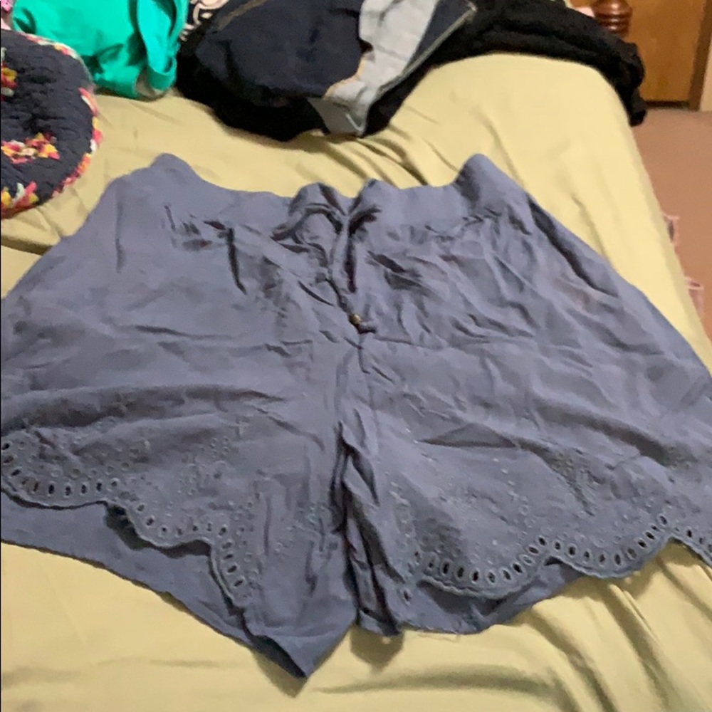 Light blue shorts